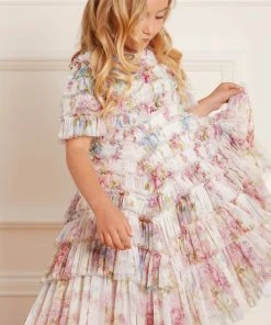 Needle & Thread Holding LTD Floral Wonder Valentine Ruffle Kids