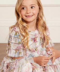 Needle & Thread Holding LTD Floral Wonder Valentine Ruffle Kids