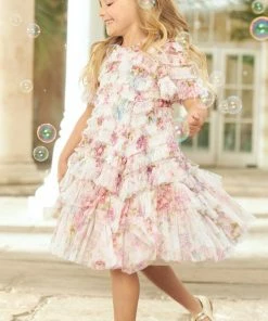 Needle & Thread Holding LTD Floral Wonder Valentine Ruffle Kids