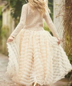 Needle & Thread Holding LTD Florence Ruffle Ankle Skirt