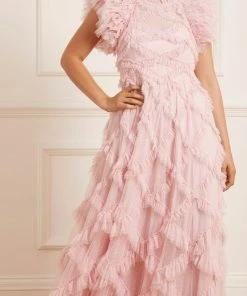 Needle & Thread Holding LTD Genevieve Ruffle Gown