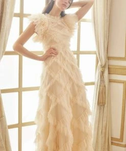 Top 10 🎁 Needle & Thread Holding LTD 👩 Womenswear Genevieve Ruffle Gown 👏 20 Needle & Thread Holding LTD Womenswear Genevieve Ruffle Gown