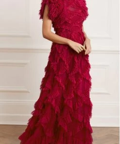 Needle & Thread Holding LTD Genevieve Ruffle Gown