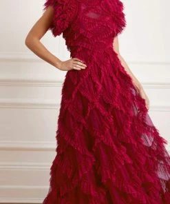 Needle & Thread Holding LTD Genevieve Ruffle Gown