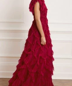 Needle & Thread Holding LTD Genevieve Ruffle Gown