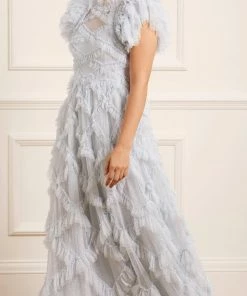 Needle & Thread Holding LTD Genevieve Ruffle Gown