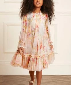 Needle & Thread Holding LTD Iris Bloom Ditsy Kids Dress