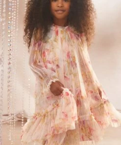 Needle & Thread Holding LTD Iris Bloom Ditsy Kids Dress