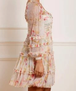 Needle & Thread Holding LTD Iris Bloom Mini Dress