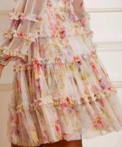 Needle & Thread Holding LTD Iris Bloom Mini Dress