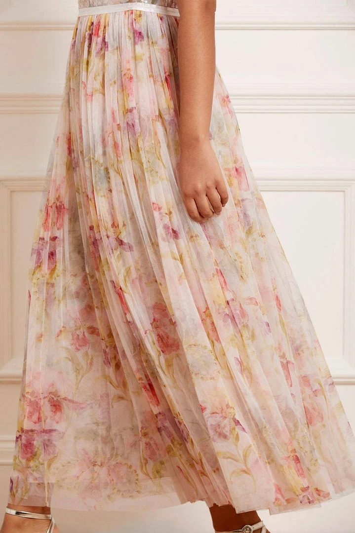 Best Pirce 🔥 Needle & Thread Holding LTD Iris Sequin Bodice Short Sleeve Round Neck Ankle Gown 👩 Womenswear ✔️ 8 Needle & Thread Holding LTD Iris Sequin Bodice Short Sleeve Round Neck Ankle Gown Womenswear