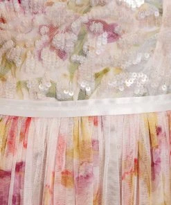 Best Pirce 🔥 Needle & Thread Holding LTD Iris Sequin Bodice Short Sleeve Round Neck Ankle Gown 👩 Womenswear ✔️ 17 Needle & Thread Holding LTD Iris Sequin Bodice Short Sleeve Round Neck Ankle Gown Womenswear