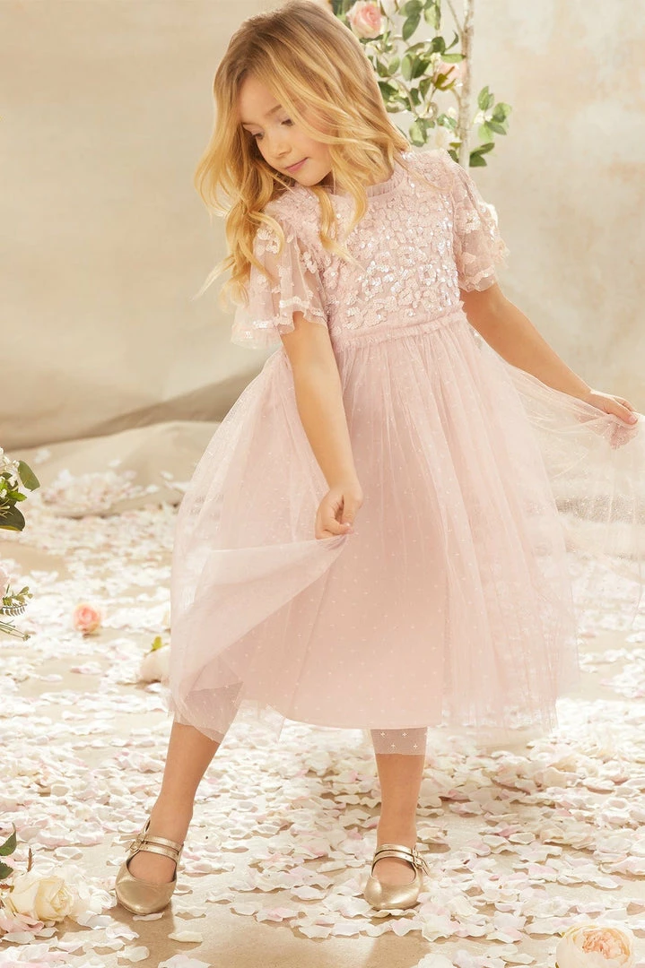 Brand new 🤩 Needle & Thread Holding LTD Responsibly Sourced Lilybelle Kids 👗 Dress ⌛ 3 Needle & Thread Holding LTD Responsibly Sourced Lilybelle Kids Dress