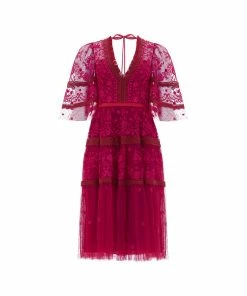 Needle & Thread Holding LTD Lottie Lace Midi Dress