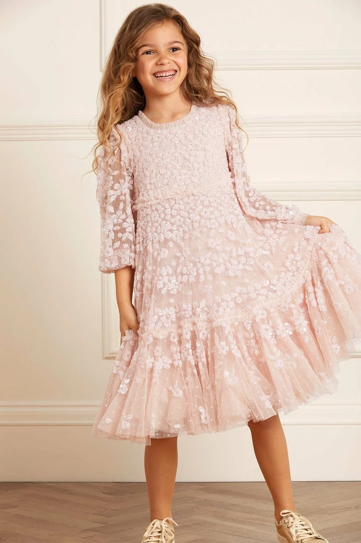 Outlet ๐ Needle & Thread Holding LTD Margot Long Sleeve Kids ๐ Dress ๐ 6 Needle & Thread Holding LTD Margot Long Sleeve Kids Dress