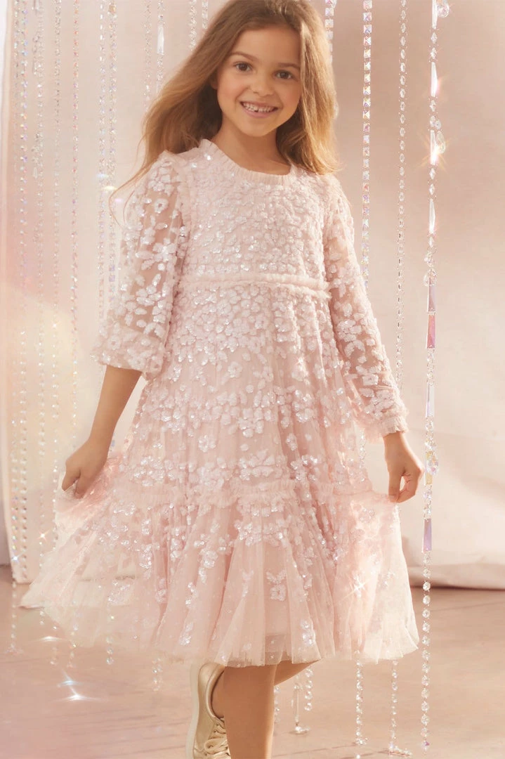 Outlet ๐ Needle & Thread Holding LTD Margot Long Sleeve Kids ๐ Dress ๐ 3 Needle & Thread Holding LTD Margot Long Sleeve Kids Dress