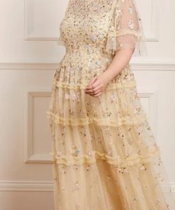 Needle & Thread Holding LTD Womenswear Martha Ditsy Ankle Gown