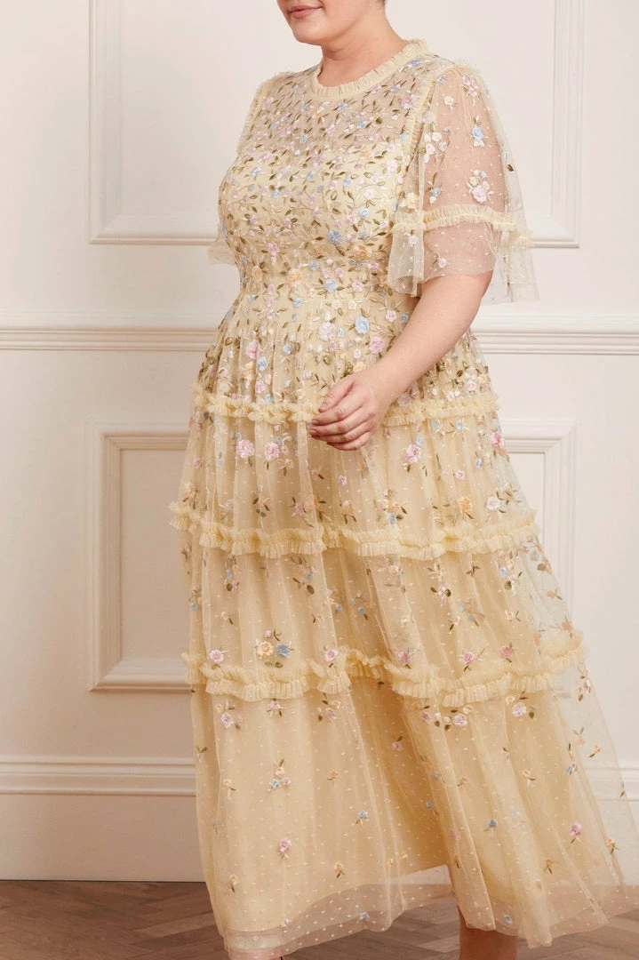 Buy π Needle & Thread Holding LTD π© Womenswear Martha Ditsy Ankle Gown π 3 Needle & Thread Holding LTD Womenswear Martha Ditsy Ankle Gown