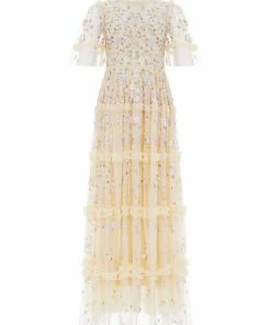 Needle & Thread Holding LTD Womenswear Martha Ditsy Ankle Gown