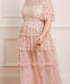 Needle & Thread Holding LTD Martha Ditsy Ankle Gown