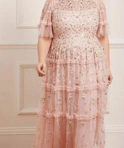 Needle & Thread Holding LTD Martha Ditsy Ankle Gown