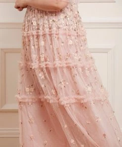 Needle & Thread Holding LTD Martha Ditsy Ankle Gown