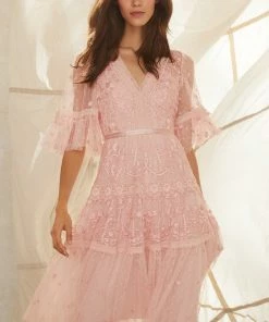 Needle & Thread Holding LTD Midsummer Lace Dress Womenswear