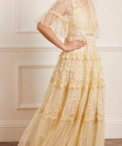 Needle & Thread Holding LTD Midsummer Lace Gown Womenswear
