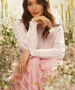 Coupon β€οΈ Needle & Thread Holding LTD Mixed Stitch Crochet Trim Short Jumper π 17 Needle & Thread Holding LTD Mixed Stitch Crochet Trim Short Jumper