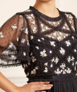 Needle & Thread Holding LTD Ophelia Bodice Ankle Gown Womenswear