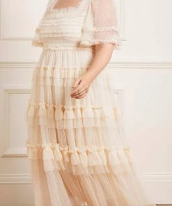 Needle & Thread Holding LTD Womenswear Peaches Smocked Ankle Gown