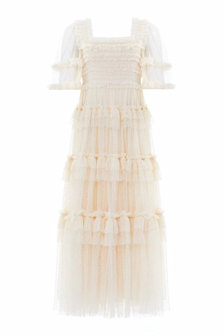 Brand new ๐ Needle & Thread Holding LTD ๐ฉ Womenswear Peaches Smocked Ankle Gown โญ 4 Needle & Thread Holding LTD Womenswear Peaches Smocked Ankle Gown