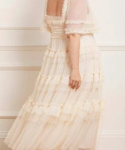 Brand new ๐ Needle & Thread Holding LTD ๐ฉ Womenswear Peaches Smocked Ankle Gown โญ 16 Needle & Thread Holding LTD Womenswear Peaches Smocked Ankle Gown