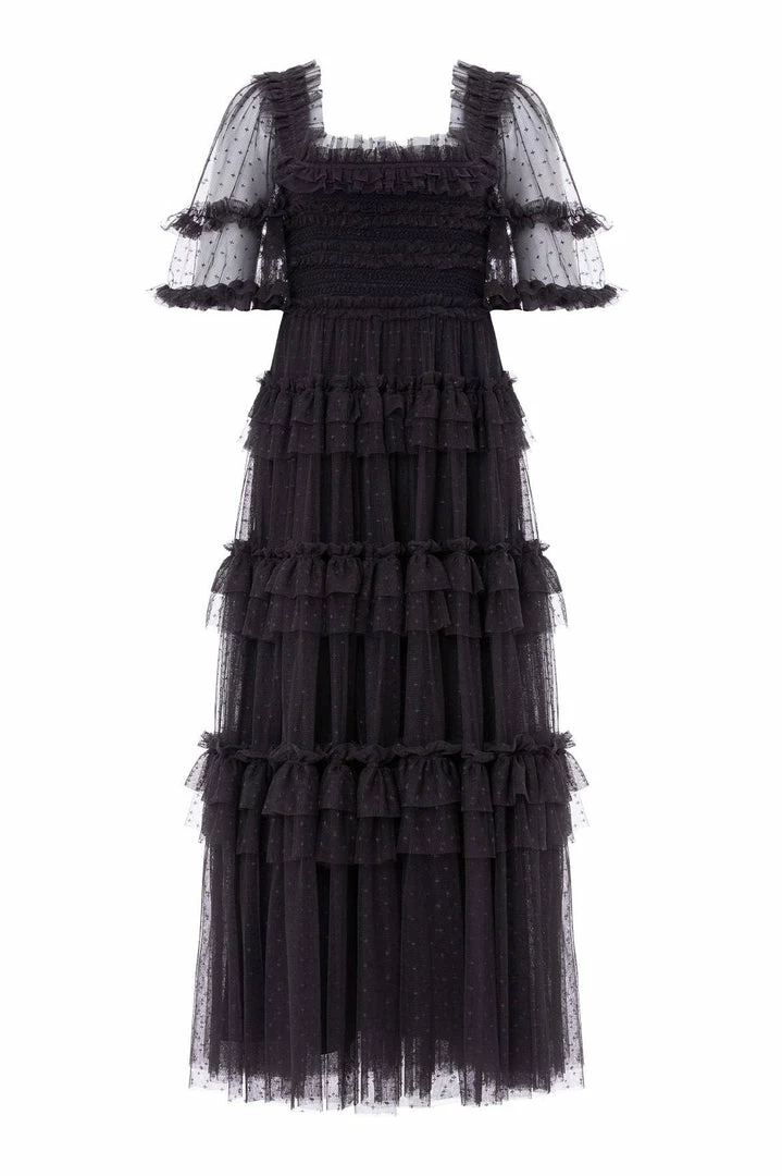 Cheap 🧨 Needle & Thread Holding LTD Peaches Smocked Ankle Gown ❤️ 4 Needle & Thread Holding LTD Peaches Smocked Ankle Gown