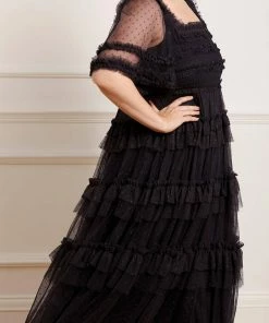 Cheap 🧨 Needle & Thread Holding LTD Peaches Smocked Ankle Gown ❤️ 12 Needle & Thread Holding LTD Peaches Smocked Ankle Gown