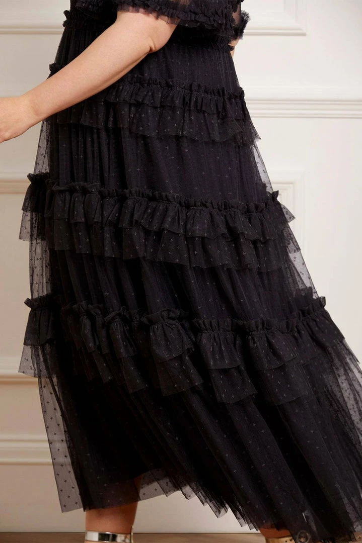 Cheap 🧨 Needle & Thread Holding LTD Peaches Smocked Ankle Gown ❤️ 6 Needle & Thread Holding LTD Peaches Smocked Ankle Gown