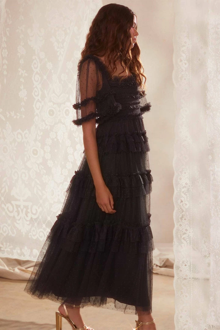 Cheap 🧨 Needle & Thread Holding LTD Peaches Smocked Ankle Gown ❤️ 10 Needle & Thread Holding LTD Peaches Smocked Ankle Gown