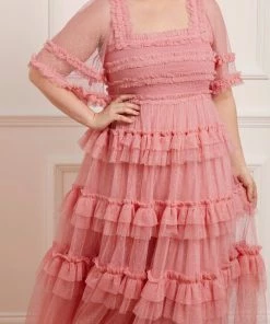 Needle & Thread Holding LTD Womenswear Peaches Smocked Ankle Gown