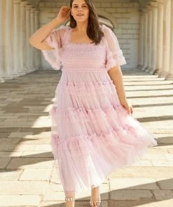 Needle & Thread Holding LTD Womenswear Peaches Smocked Ankle Gown