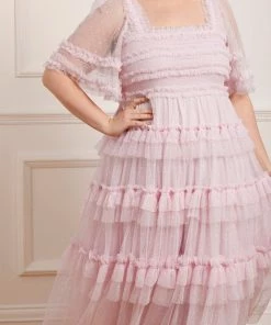 Needle & Thread Holding LTD Womenswear Peaches Smocked Ankle Gown