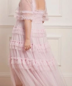 Needle & Thread Holding LTD Womenswear Peaches Smocked Ankle Gown