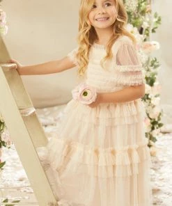 Needle & Thread Store 8 Needle & Thread Holding LTD Peaches Smocked Kids Dress