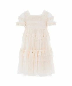 Needle & Thread Holding LTD Peaches Smocked Kids Dress