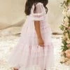 Needle & Thread Holding LTD Peaches Smocked Kids Dress