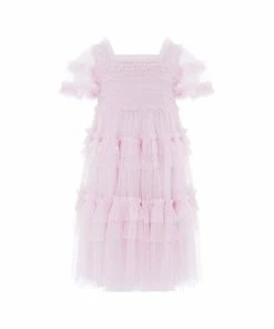 Needle & Thread Holding LTD Peaches Smocked Kids Dress