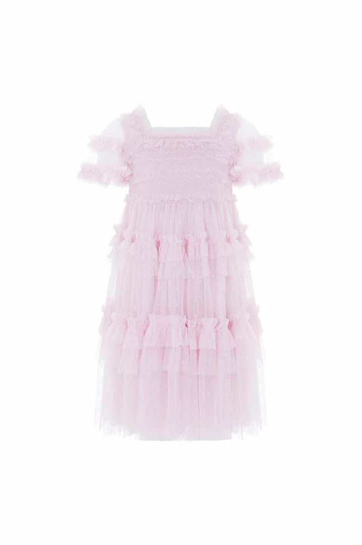 Flash Sale ๐ Needle & Thread Holding LTD Peaches Smocked Kids ๐ Dress ๐คฉ 4 Needle & Thread Holding LTD Peaches Smocked Kids Dress