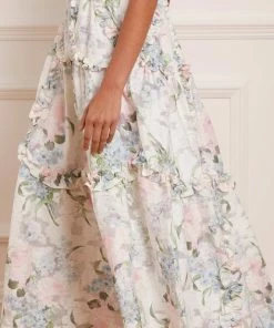 Needle & Thread Holding LTD Womenswear Posy Blossom Corset Ankle Gown