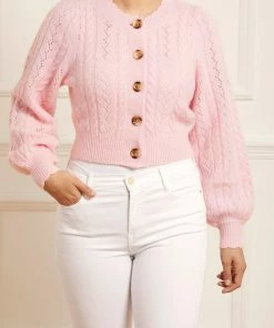 Buy 🔔 Needle & Thread Holding LTD Pretty Cable Short Cardigan 👩 Womenswear 🎉 16 Needle & Thread Holding LTD Pretty Cable Short Cardigan Womenswear