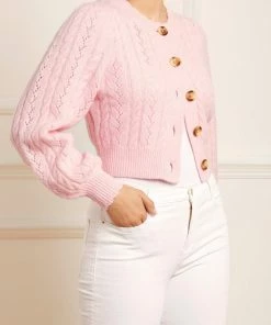 Buy 🔔 Needle & Thread Holding LTD Pretty Cable Short Cardigan 👩 Womenswear 🎉 17 Needle & Thread Holding LTD Pretty Cable Short Cardigan Womenswear