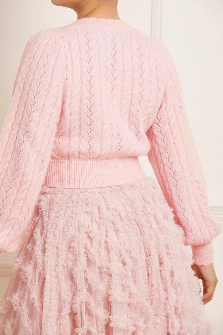 Buy 🔔 Needle & Thread Holding LTD Pretty Cable Short Cardigan 👩 Womenswear 🎉 11 Needle & Thread Holding LTD Pretty Cable Short Cardigan Womenswear